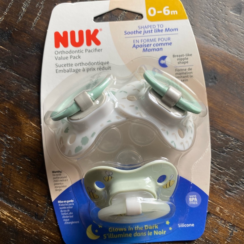 NUK 0-6 months pacifiers